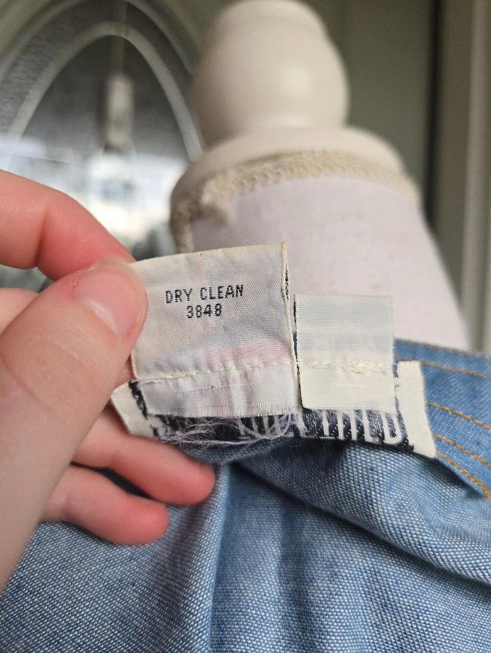 Together! Denim Patchwork Blouse - Picture 8 of 8